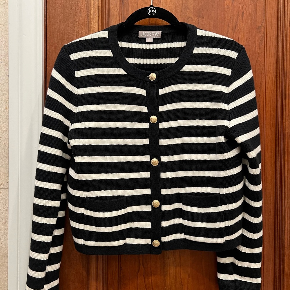 Jcrew ladies jacket sweater. Worn once.